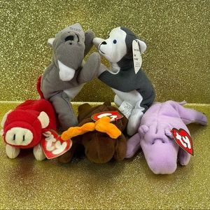 Lot of Ty Beanie Babies ( most with tags)
